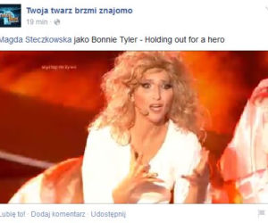 Twoja twarz brzmi znajomo 2, odcinek 7. Magda Steczkowska jako Bonnie Tyler: CAŁY WYSTĘP!!!