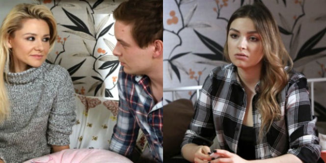 Barwy szczęścia, Klara (Olga Jankowska), Hubert (Marek Molak), Ula (Anna Karwan)