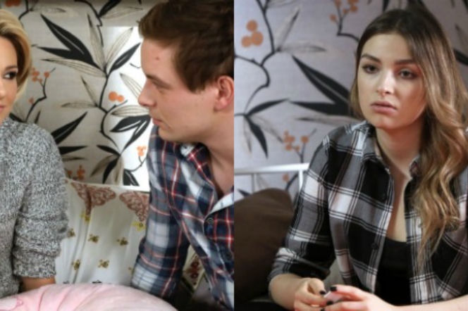 Barwy szczęścia, Klara (Olga Jankowska), Hubert (Marek Molak), Ula (Anna Karwan)