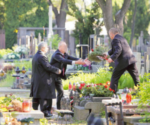Prezes opłakuje mamę