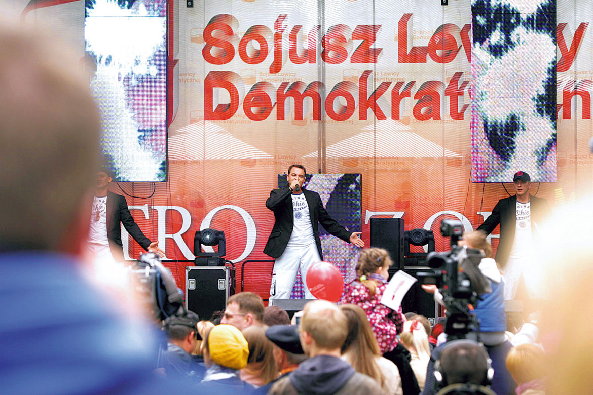 Lewica świętuje na pochodach