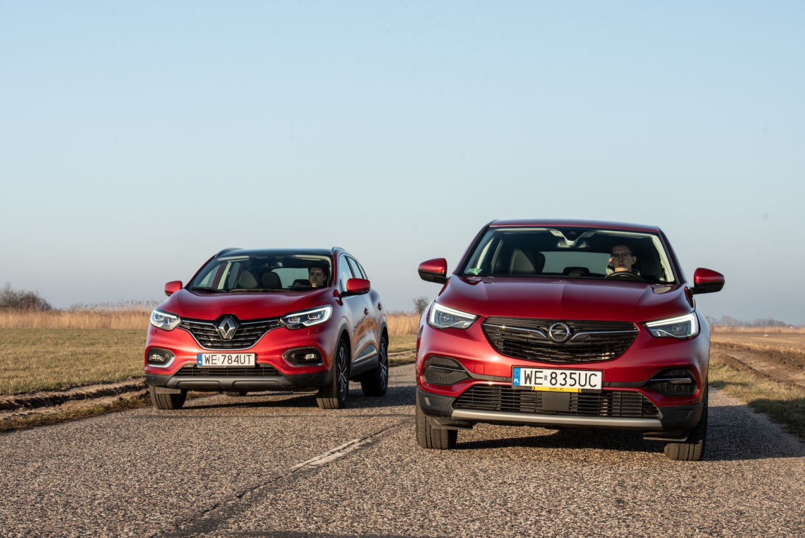 Renault Kadjar TCe 140 FAP vs Opel Grandland X 1.5 Diesel 130 KM Start/Stop AT8