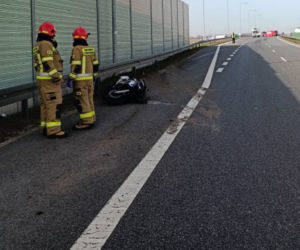 Tragiczny wypadek na S8. Nie żyje 26-letni motocyklista