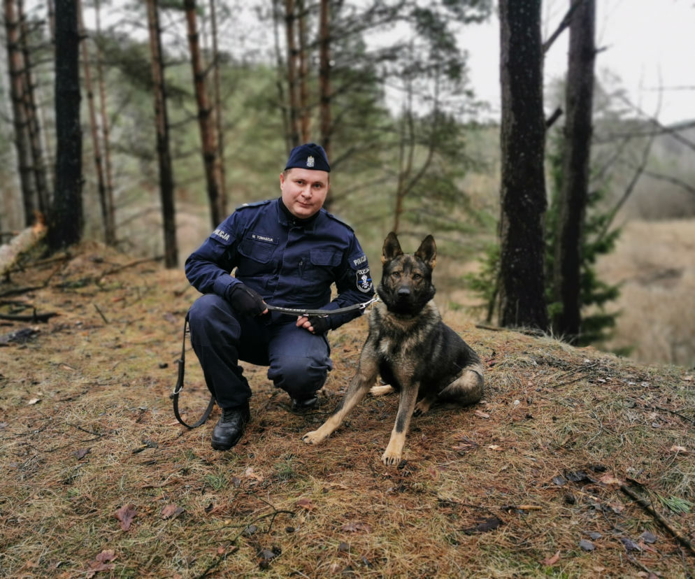 Kafar - nowy pies policyjny w Białymstoku