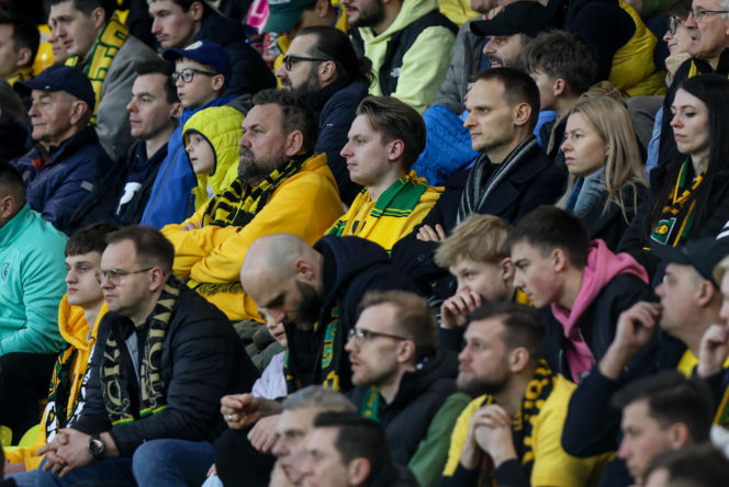 GKS Katowice - Lechia Gdańsk: Zdjęcia kibiców i zawodników z meczu 25. kolejki PKO BP Ekstraklasy