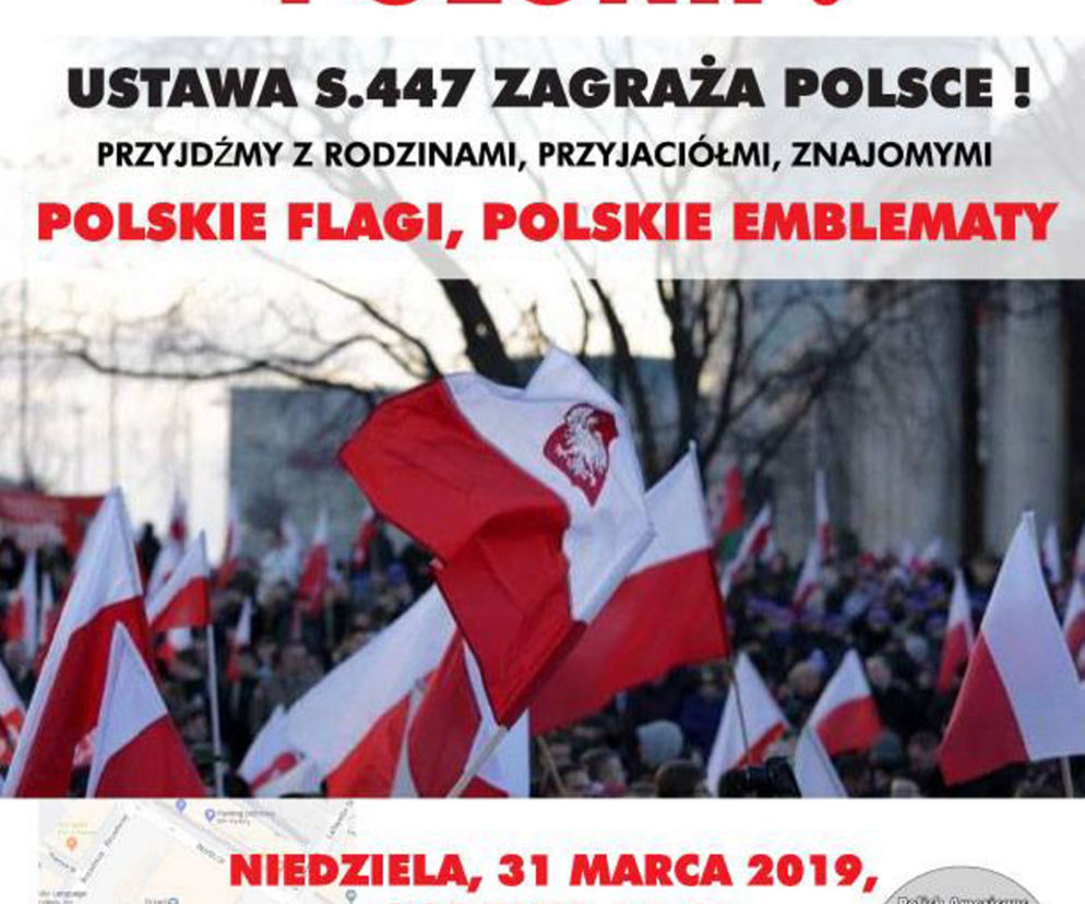 NY: Polonia gotowa na wielki protest
