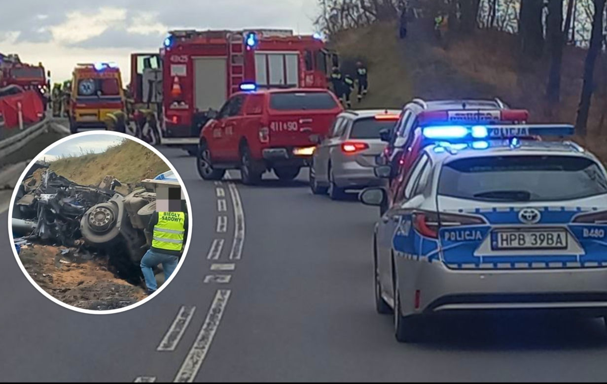 42-latek z jechał z teściami. Wszyscy zginęli w wypadku 