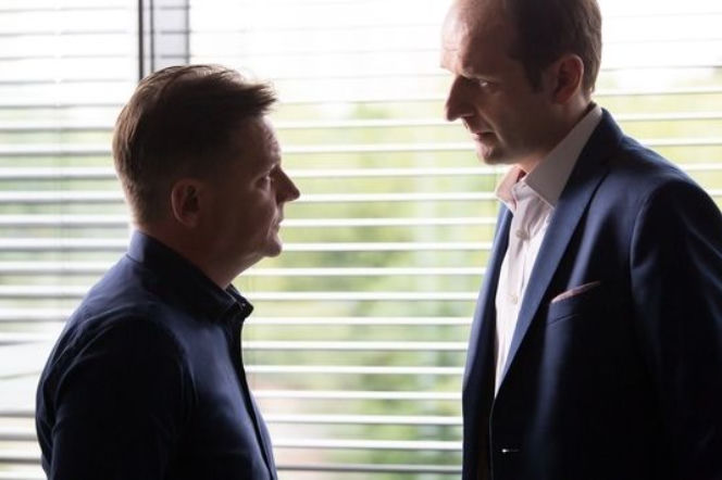 Na dobre i na złe odcinek 651 Tomasz Rzepecki (Ireneusz Czop) Andrzej Lipski (Rafał Rutkowski)