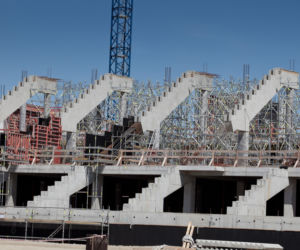 Budowa stadionu we Wrocławiu