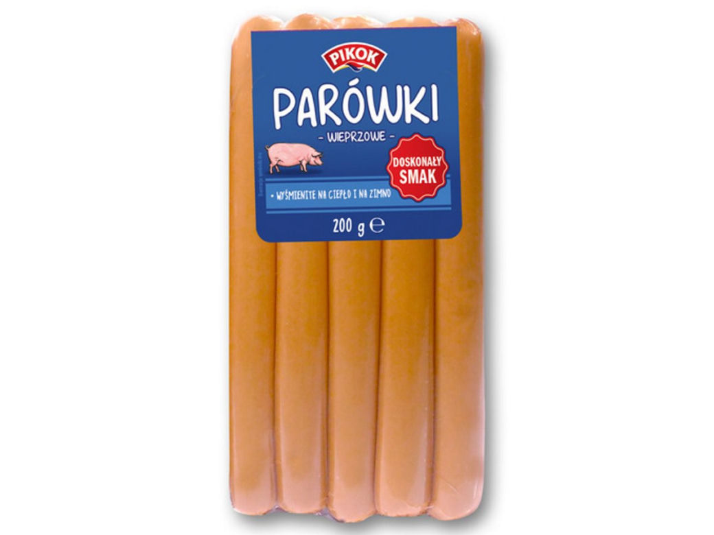 Parówki wieprzowe 1,79 zł/ 200  