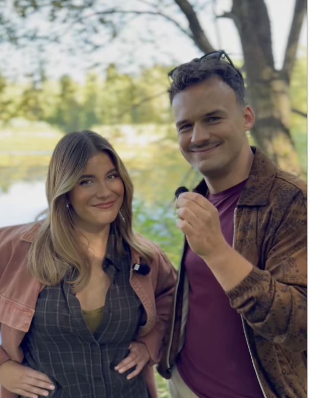 Barwy szczęścia. Agata (Natalia Zambrzycka), Ignacy (Olaf Staszkiewicz)
