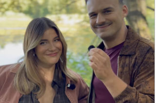 Barwy szczęścia. Agata (Natalia Zambrzycka), Ignacy (Olaf Staszkiewicz)