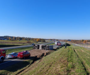 Wypadek na A4 koło Tarnowa