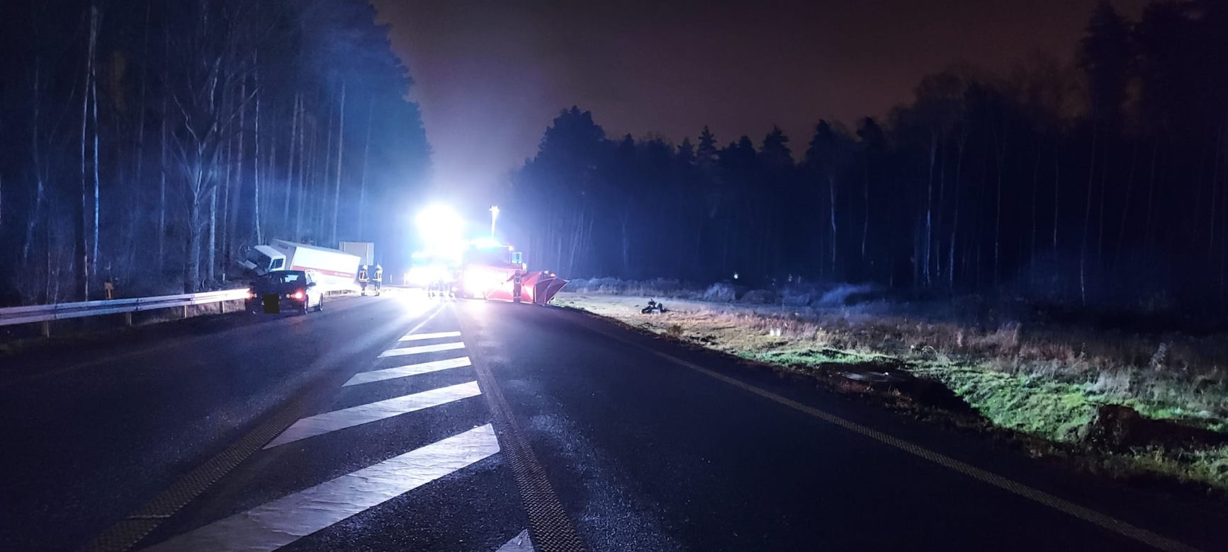 Wypadek pod Olsztynem. Zginął 33-latek