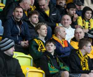 GKS Katowice - Lechia Gdańsk: Zdjęcia kibiców i zawodników z meczu 25. kolejki PKO BP Ekstraklasy