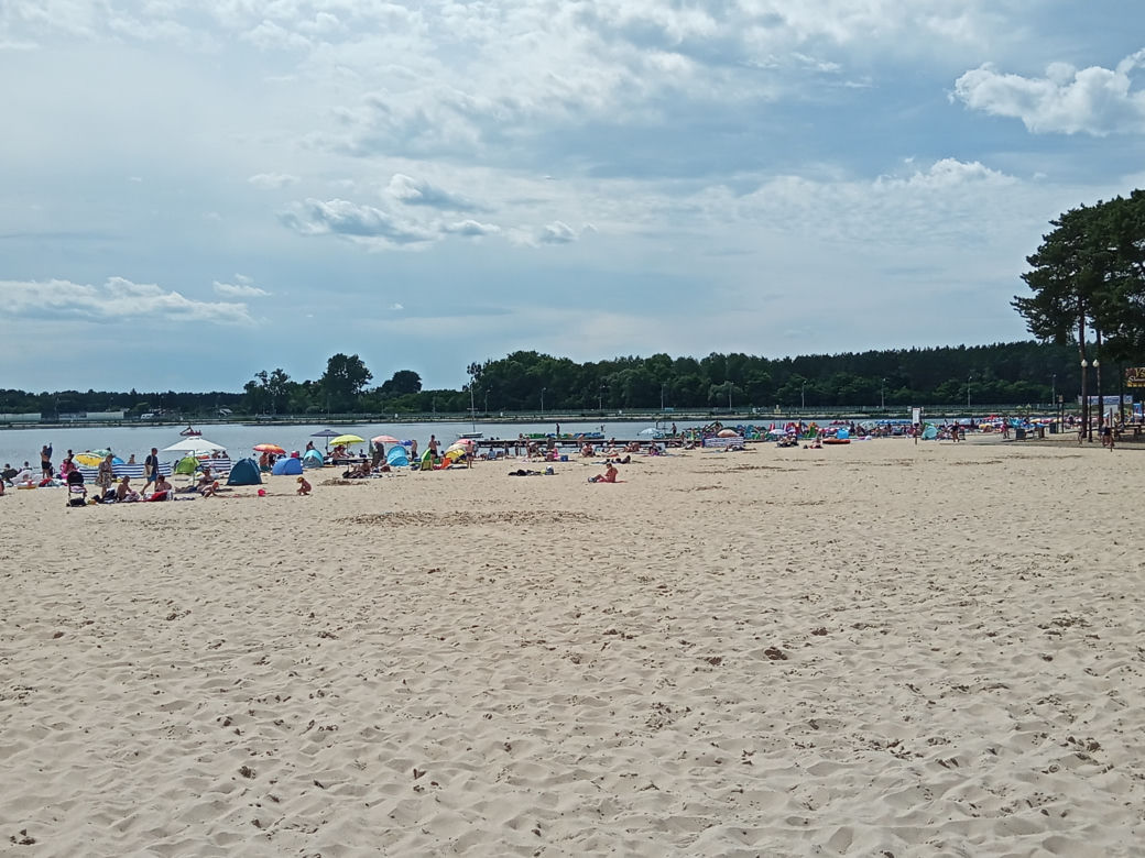 Zalew w Sielpi cieszy się dużą popularnością
