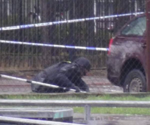 Wielka akcja służb w Otwocku. Ktoś podłożył bombę pod komisariatem?