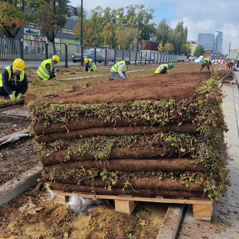 Budowa linii tramwajowej na ul. Kasprzaka w Warszawie