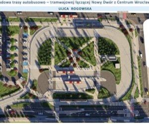 Końcowy przystanek Trasy Autobusowo-Tramwajowej