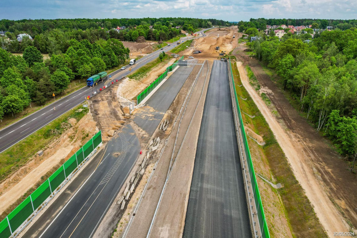 Tak wygląda plac budowy autostrady A2 od węzła Siedlce Zachód do węzła Siedlce Południe 