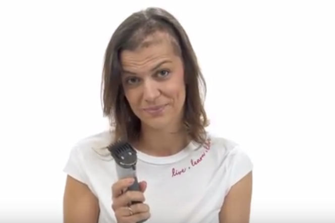Alżbeta Lenska ogoliła włosy