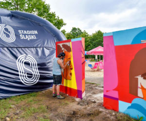 Tak wygląda sztuczna plaża przy Stadionie Śląskim. Rozkręcaliśmy tam imprezę w ramach Eska Summer City
