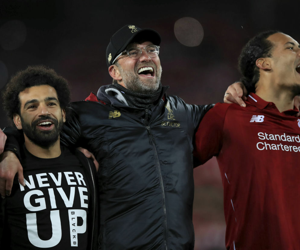 Juergen Klopp: - Moi piłkarze to pier..... giganci