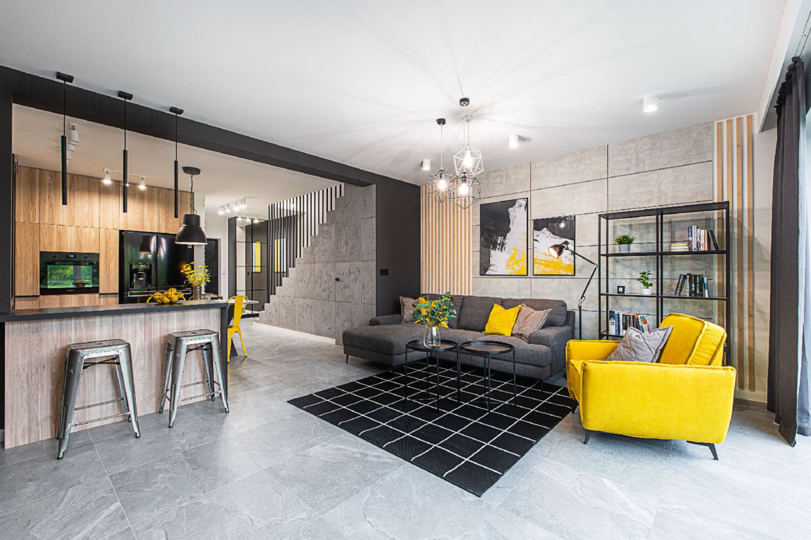 Męski azyl w stylu soft loft