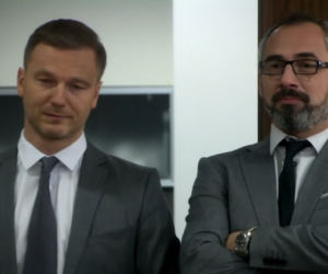 M jak miłość, odcinek 1122 Adam Werner (Jacek Kopczyński), Andrzej Budzyński (Krystian Wieczorek)
