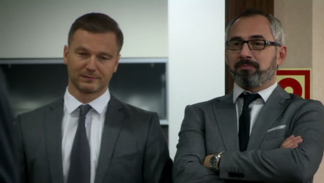 M jak miłość, odcinek 1122 Adam Werner (Jacek Kopczyński), Andrzej Budzyński (Krystian Wieczorek)