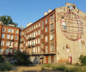 Mural przy ul. Stalowej