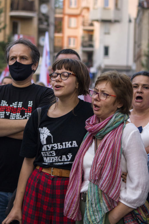 Marsz Solidarni z Białorusią w Białymstoku