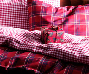 Pościel w kratkę