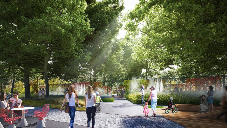 Park z bajerami według medusagroup