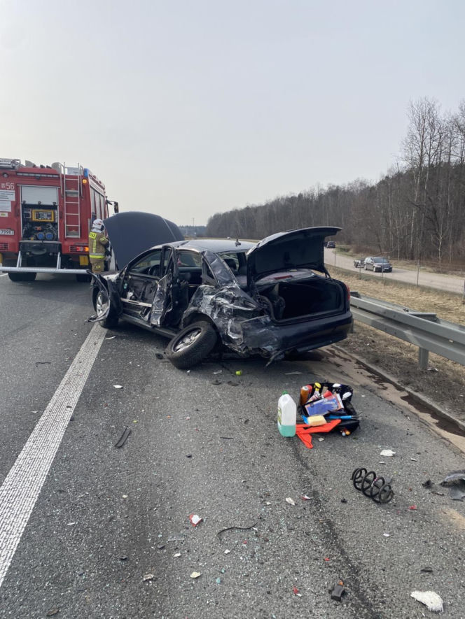 dachowanie cięzarówki na A2