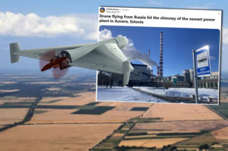 PILNE. Drony na terenie Łotwy i Estonii! Jeden uderzył w elektrownię