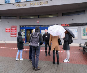 Alarm bombowy na Pradze-Południe 