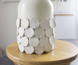 Wazon ceramiczny w stylu skandynawskim