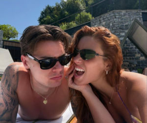 Nicola Zalewski i Emily Pallini na wakacjach