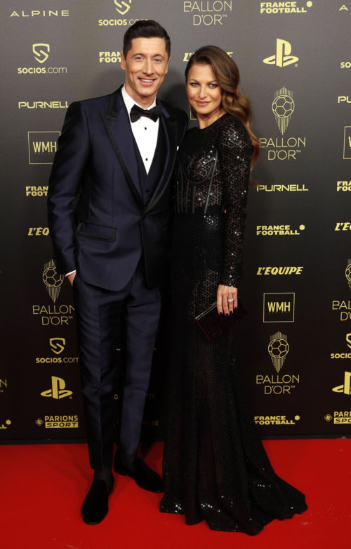 Lewandowscy na gali Złotej Piłki 2021