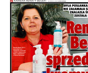Renata Beger sprzedaje kremy po domach!