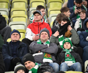 Lechia Gdańsk - Jagiellonia Białystok: Zdjęcia kibiców i zawodników z meczu 24. kolejki PKO BP Ekstraklasy