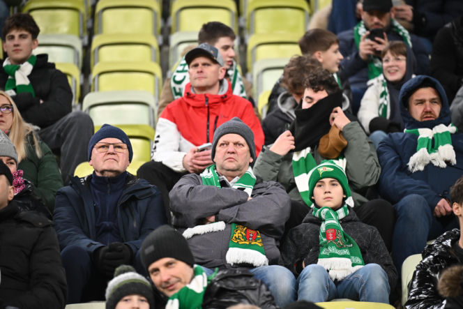 Lechia Gdańsk - Jagiellonia Białystok: Zdjęcia kibiców i zawodników z meczu 24. kolejki PKO BP Ekstraklasy