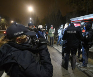 Protest pod domem Kaczyńskiego