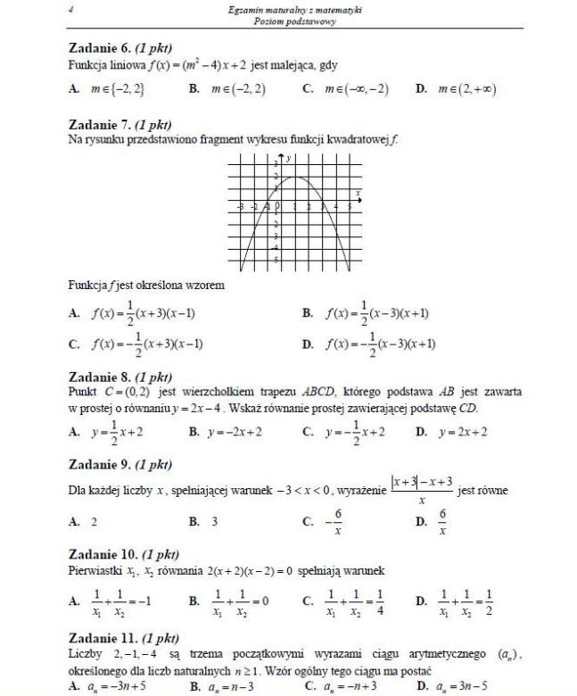 matura 2014 matematyka
