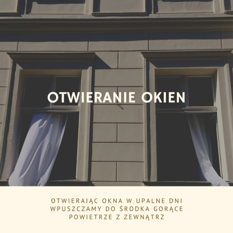 Otwieranie okien