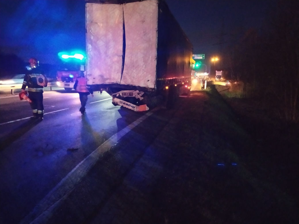 Wypadek na trasie 86 w Będzinie