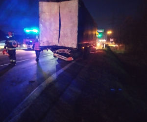 Wypadek na trasie 86 w Będzinie