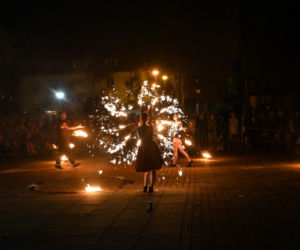 Warmiński Festiwal Ognia i Światła w Biskupcu. Zobaczcie, jak było! [ZDJĘCIA]