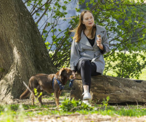 Pełczyńska-Nałęcz na siłowni. Tak wyglądał jej trening z psem